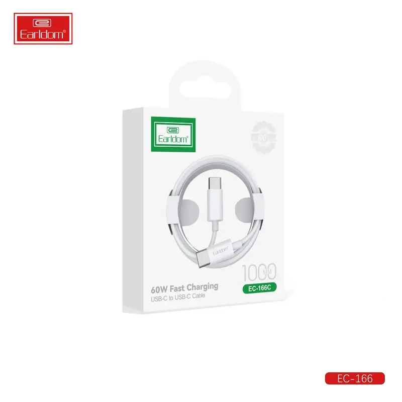 Earldom EC-166c-c PD60W USB-C 1m Cable