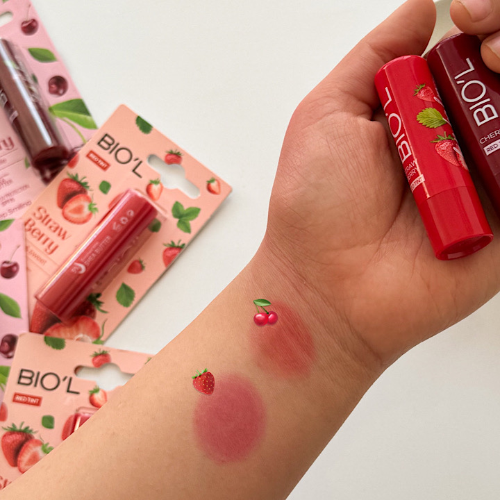 Biol Cherry Women Softening Lip Balm
