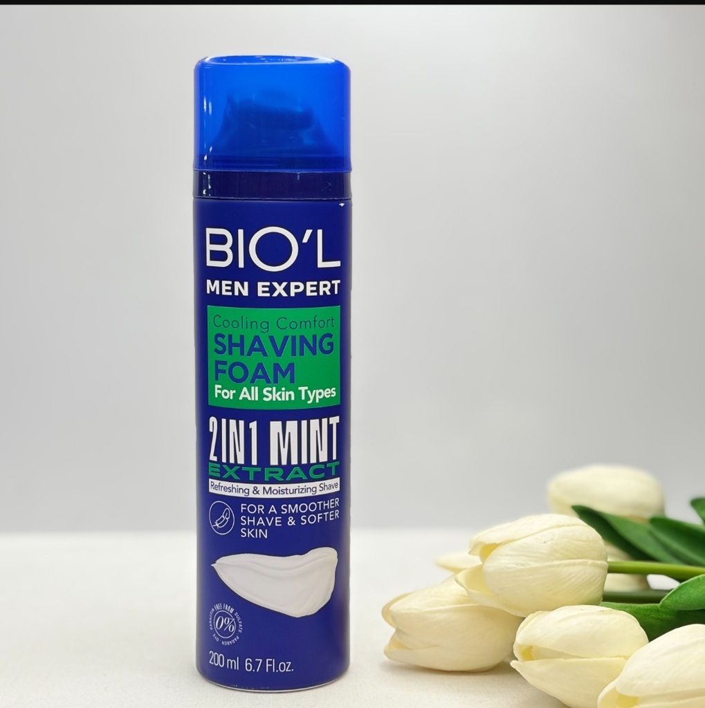 Biol MINT 200ml Men Shaving Foam