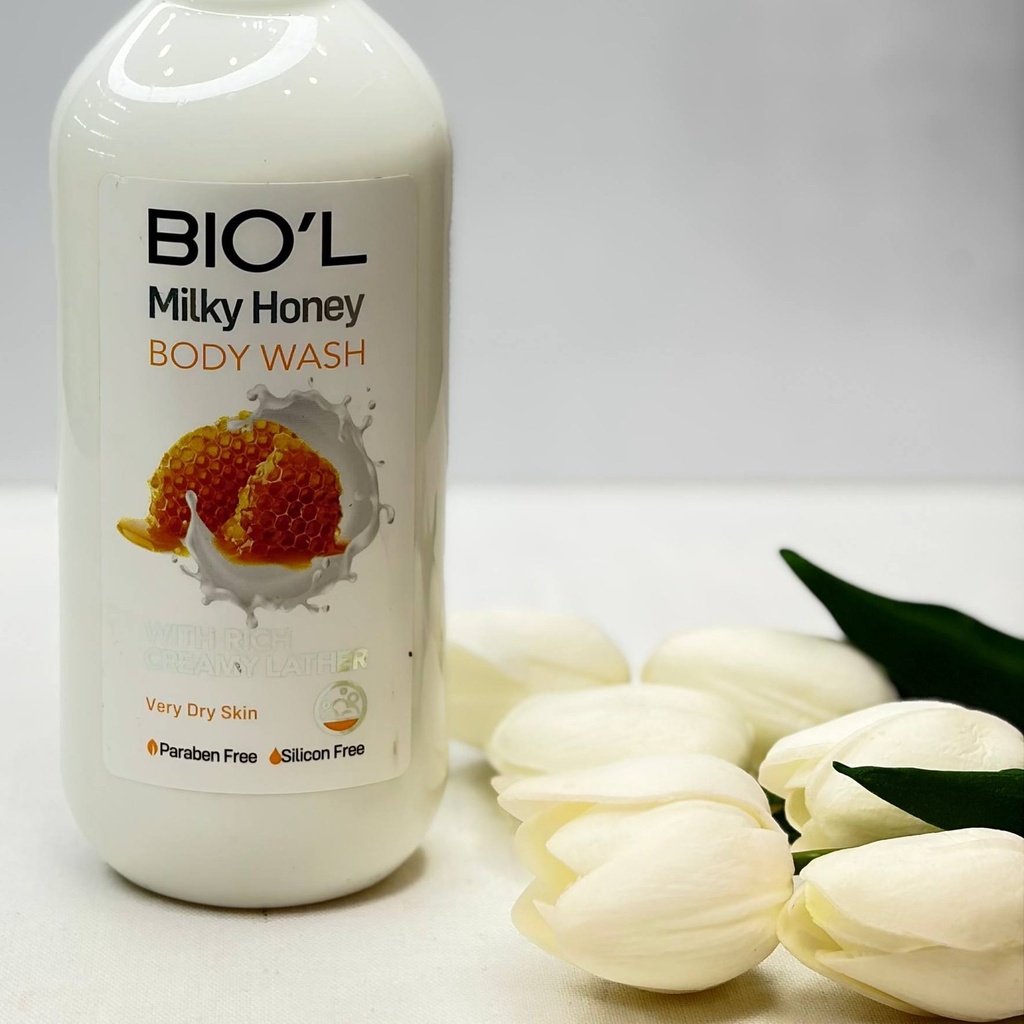Biol Milk And Honey 400ml Body Wash