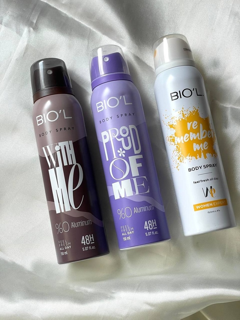 Biol WITH ME 150ml Men Body Spray