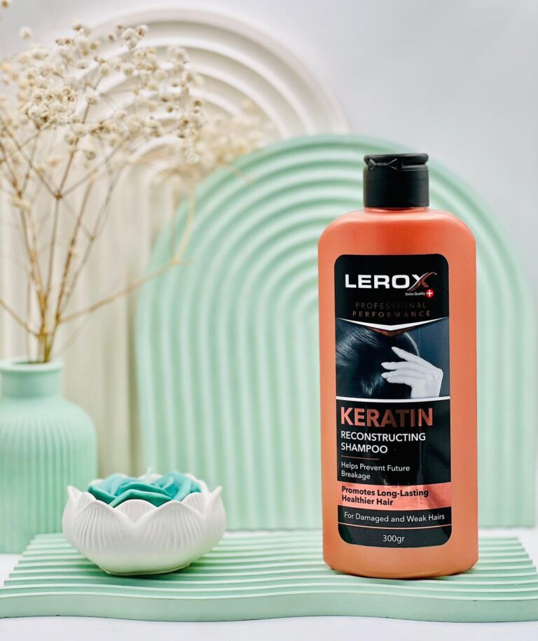 Lerox Keratin 550g 2pcs Pack Hair Shampoo