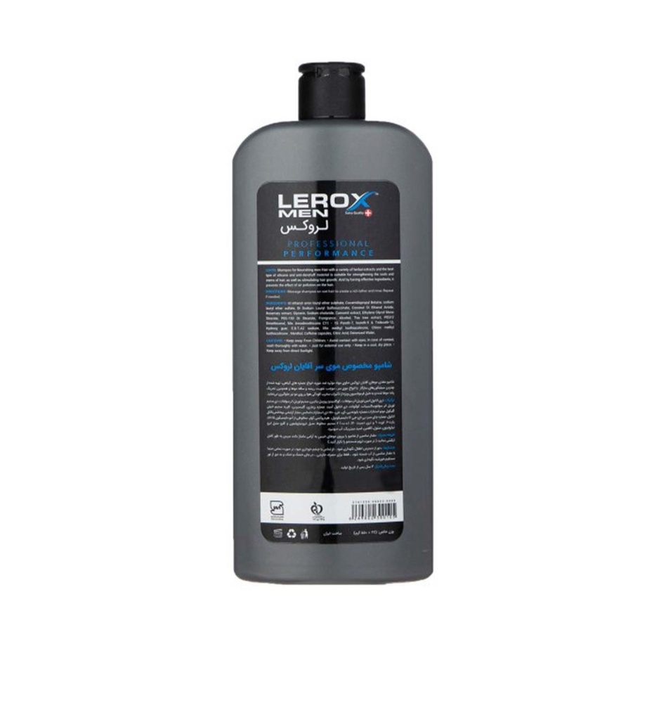 Lerox Icey Menthol 550ml Hair Shampoo