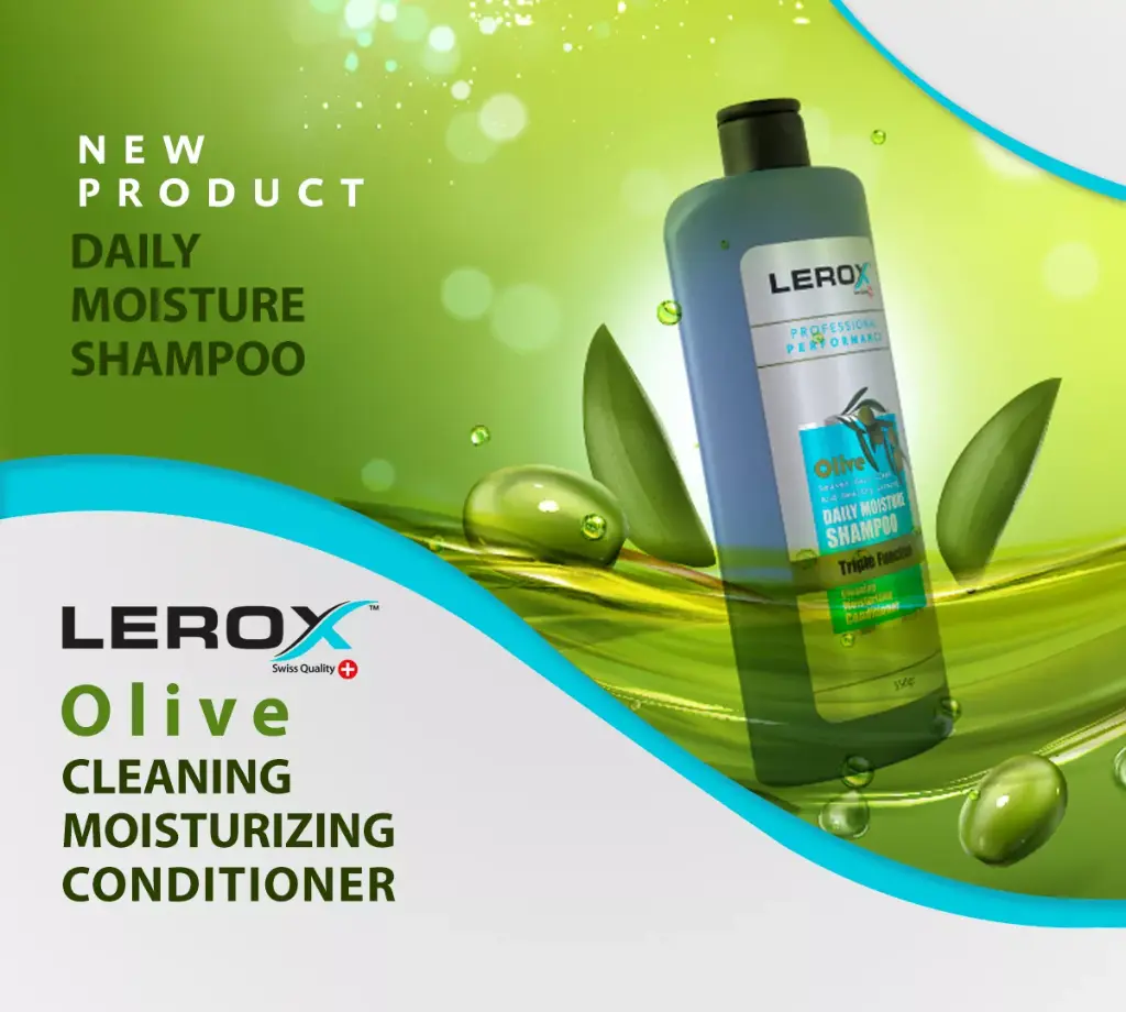 Lerox Daily Olive 550g 2pcs Pack Hair Shampoo