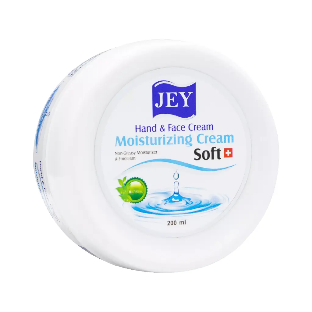 Jey Soft 200ml For All Skin Types Hand and Face Moisturizing Cream
