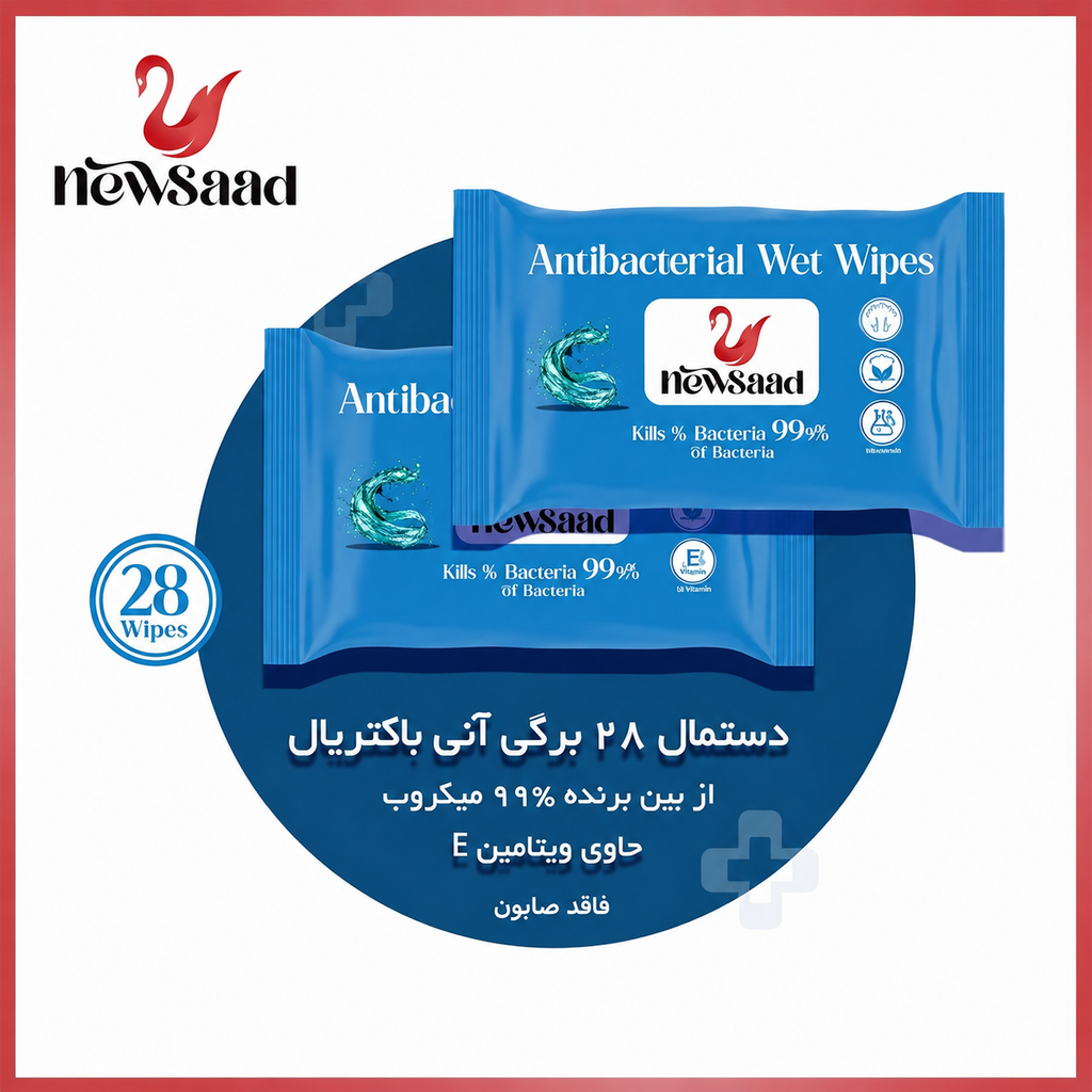 Newsaad 28pcs Pack Wet Wipes