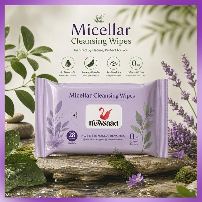 Newsaad Micellar 28pcs Wet Wipes