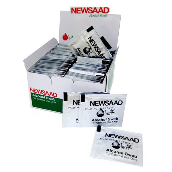 Newsaad Code 02 3pcs Pack Alcohol Pad
