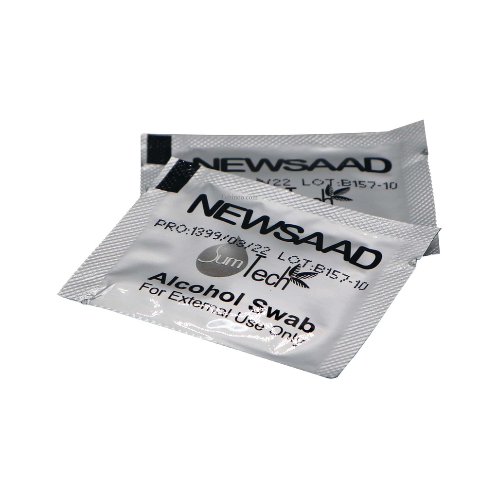 Newsaad 100-Pack Alcohol Wipes