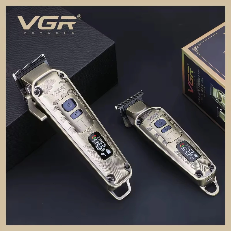 VGR V-643 (2Pcs) Hair Trimmer