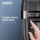 VGR V-640 (3pcs) Hair Trimmer