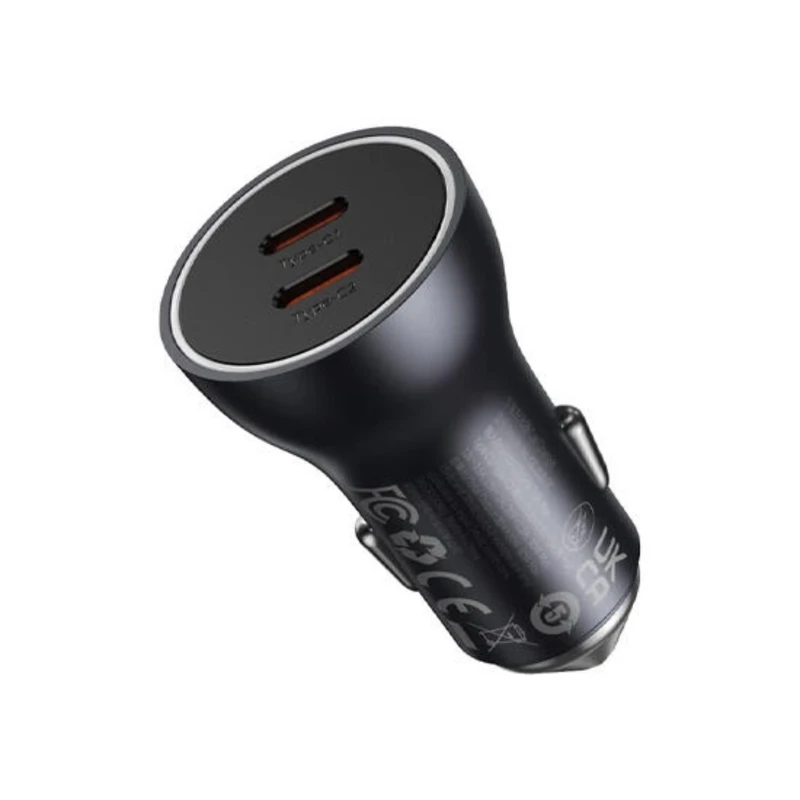 Baseus Dual USB-C 60W Car Charger CGJM000213