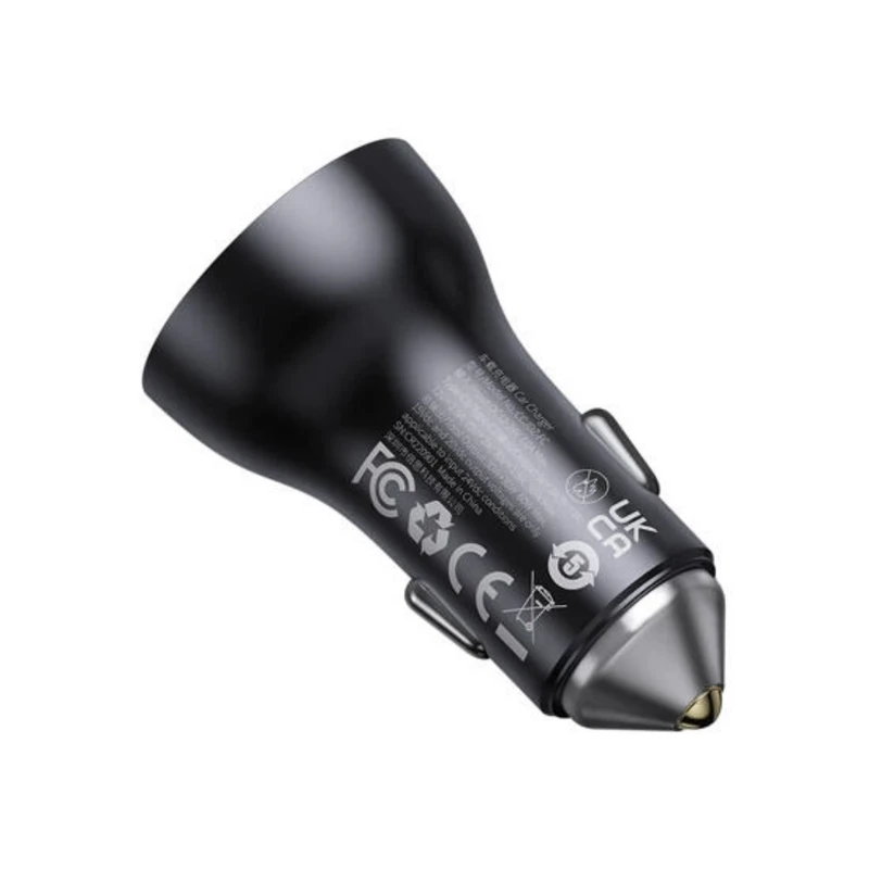 Baseus Dual USB-C 60W Car Charger CGJM000213