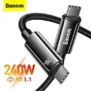 Baseus Tungsten 240W 1m USB-C Cable CAWJ040001
