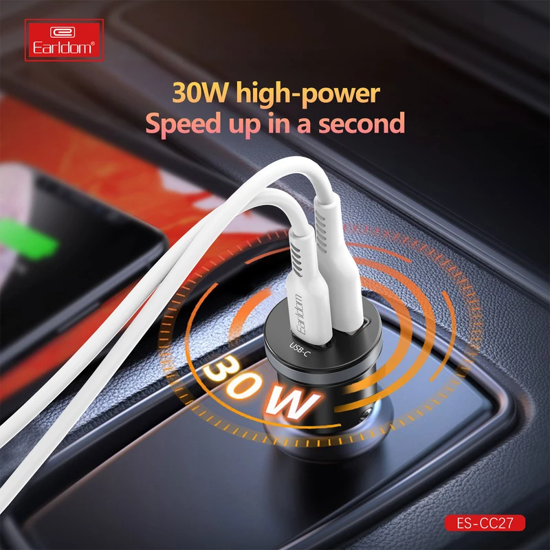 Earldom CC27 30W Car Charger without cable