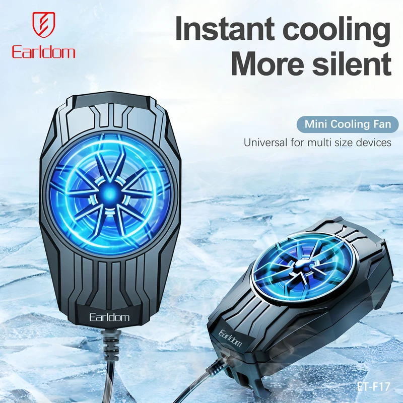 Earldom F17 Phone Cooling Fan