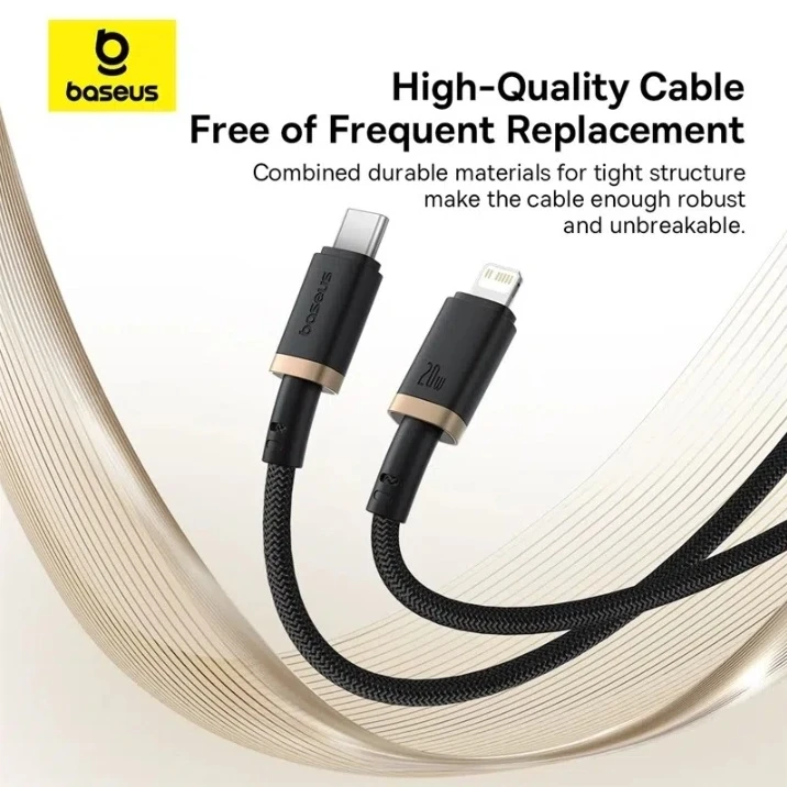 Baseus Dura Series 1m 20W USB-C to Lightning Cable P10377800U01-00