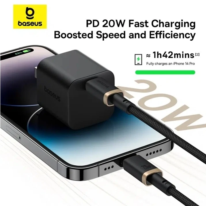 Baseus Dura Series 1m 20W USB-C to Lightning Cable P10377800U01-00