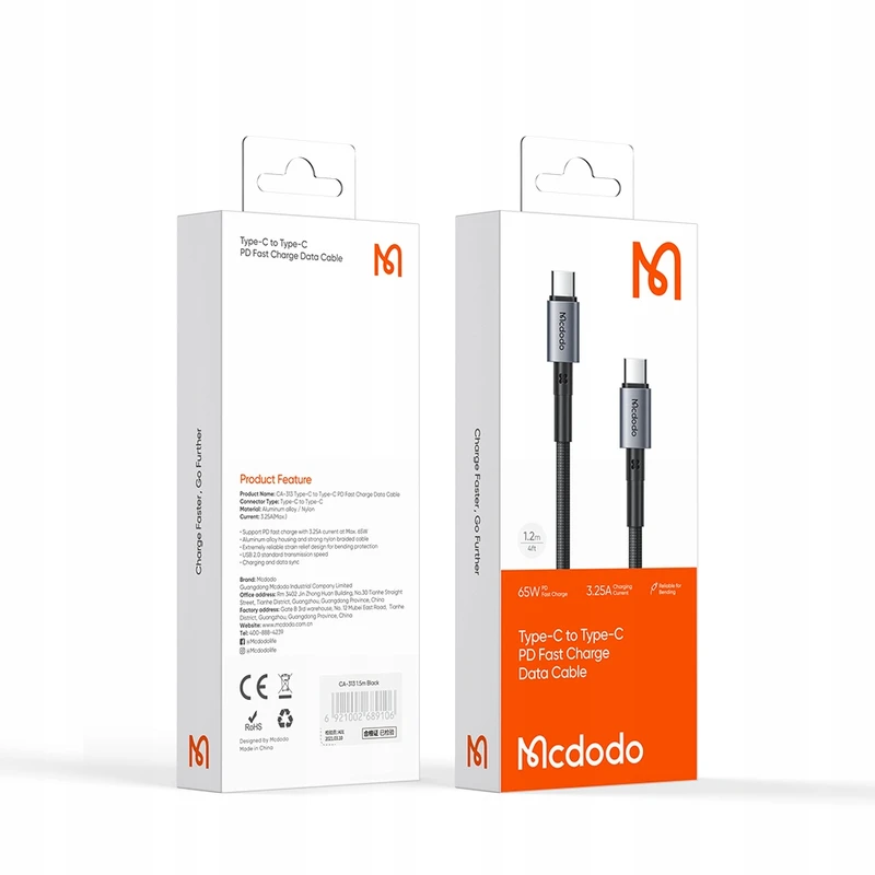 Mcdodo CA-3131 1.5m USB-C Cable