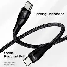 کابل Yesido CA83 USB-C to USB-C (0.3m)