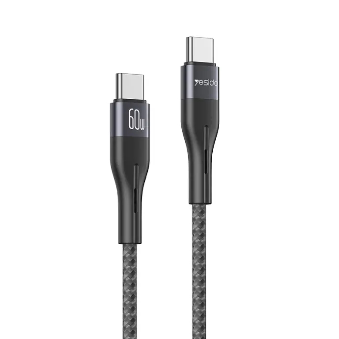 کابل Yesido مدل CA156 60W Dual سری USB-C to USB-C طول 1 متر