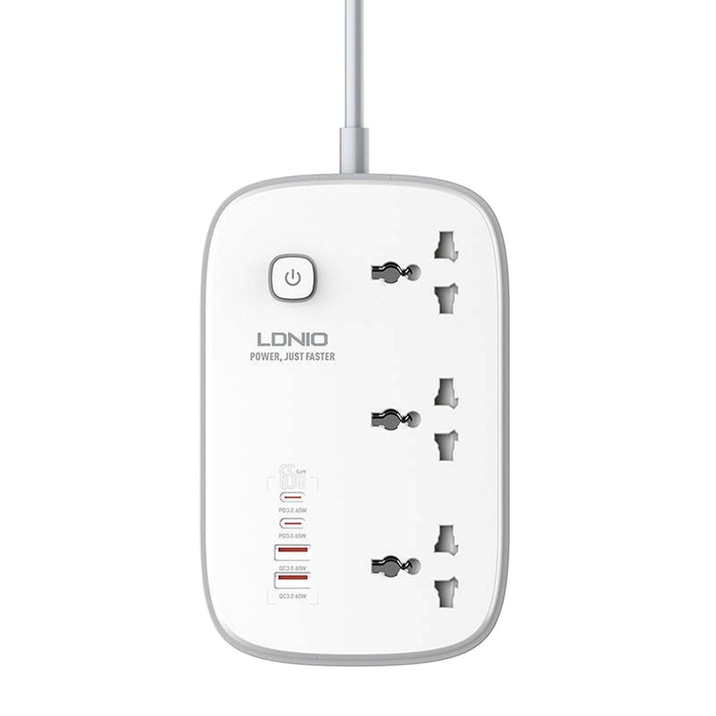 چند راهی برق LDNIO مدل SC3416 65W 