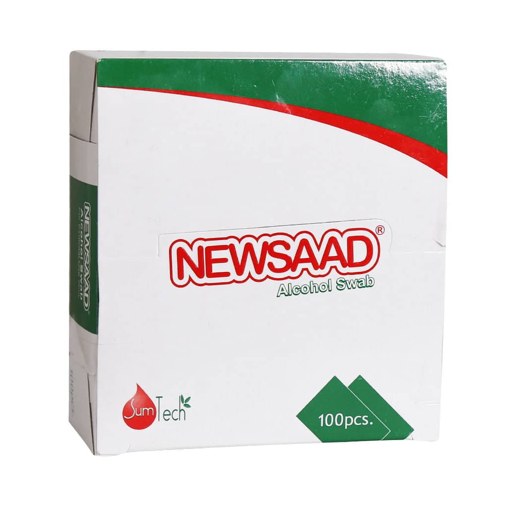 بسته 100 عددی پد الکلی Newsaad A10 