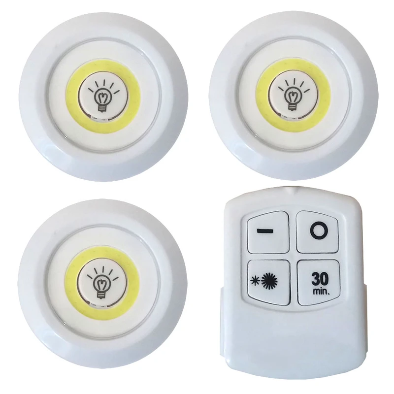 مجموعه سه عددی چراغ اضطراری سقفی Remote Control  