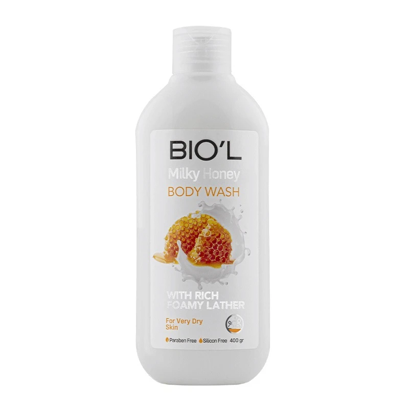 شامپو بدن بیول مدل Milk And Honey حجم 400ml 