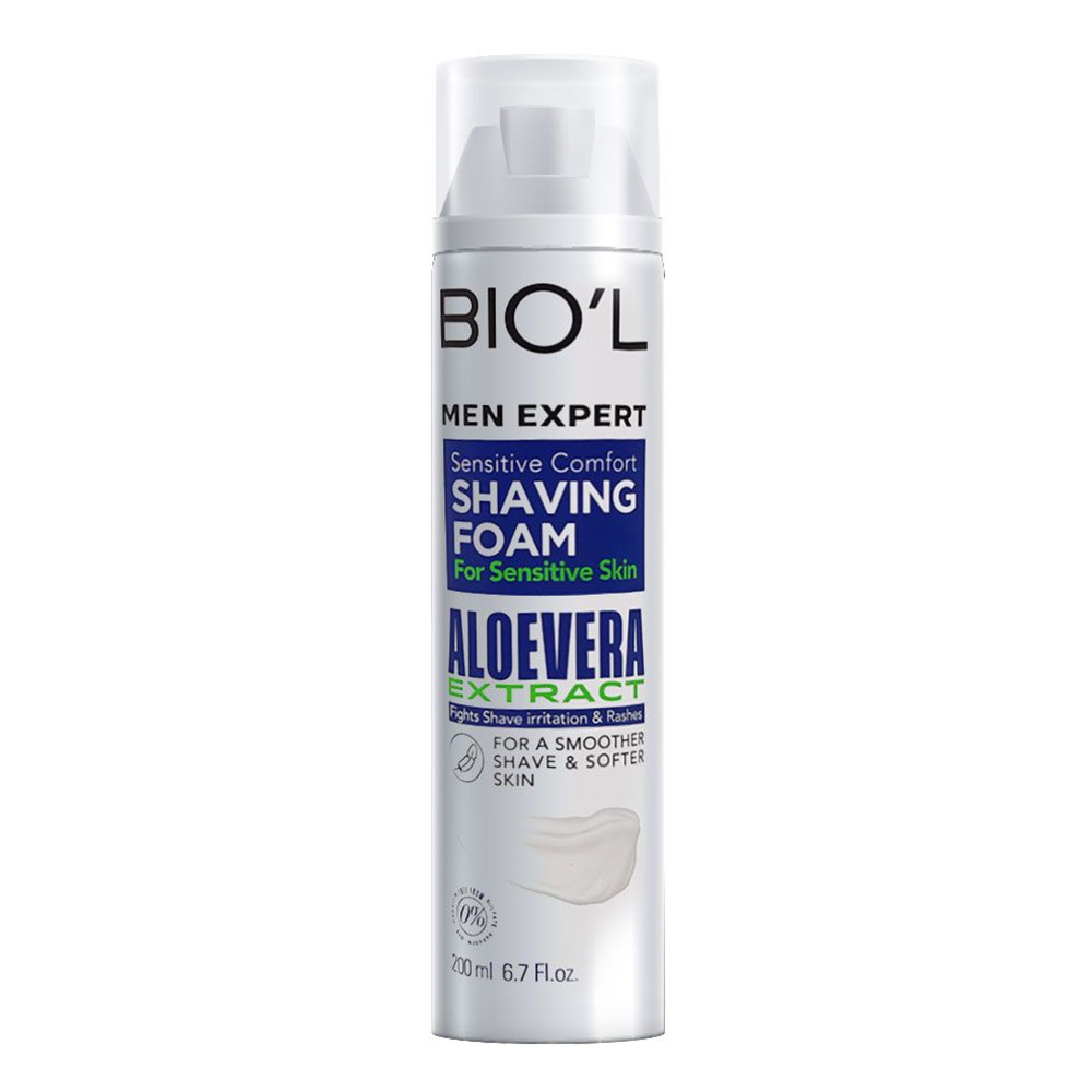 فوم اصلاح Biol  2 In1  مدل Aloe Vera حجم 200ml 