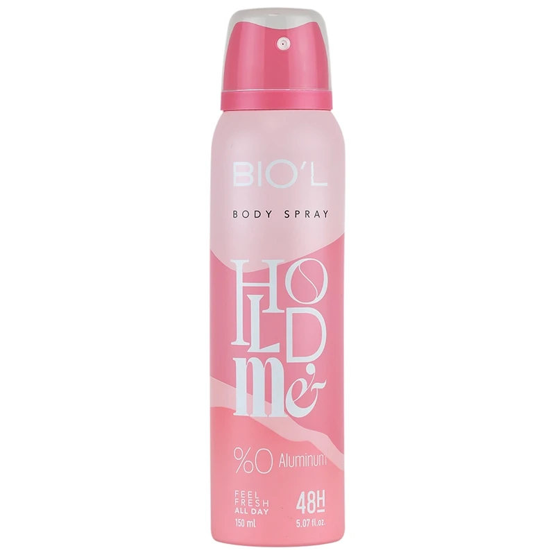  اسپری بدن بانوان Biol مدل HOLD ME حجم 150ml 