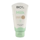 کرم مرطوب کننده دست و صورت Biol مدل Milk And Oat حجم 70ml