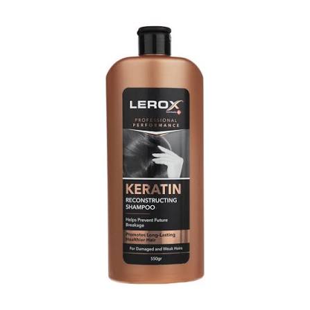 شامپو کراتینه مو Lerox Reconstructing حجم 550g مناسب موهای شکننده و اسیب دیده 