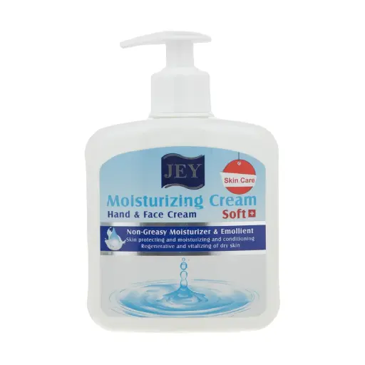 کرم نرم کننده و مرطوب کننده Jey مدل Soft حجم 450ml مناسب پوست های خشک