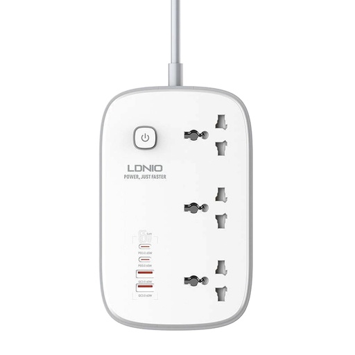 چند راهی برق LDNIO مدل SC3416 65W 