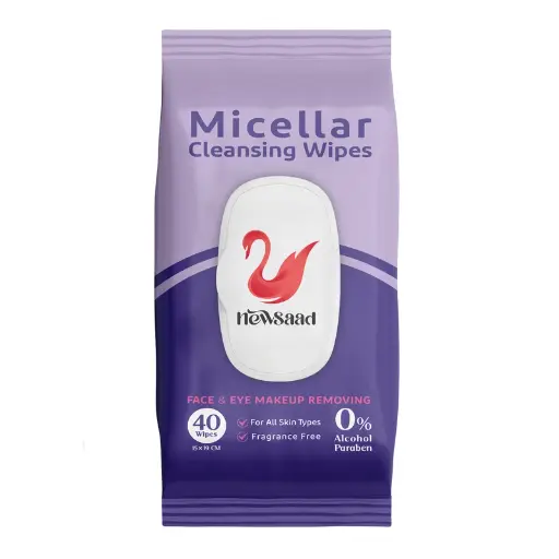 دستمال مرطوب Newsaad مدل Micellar 40pcs 